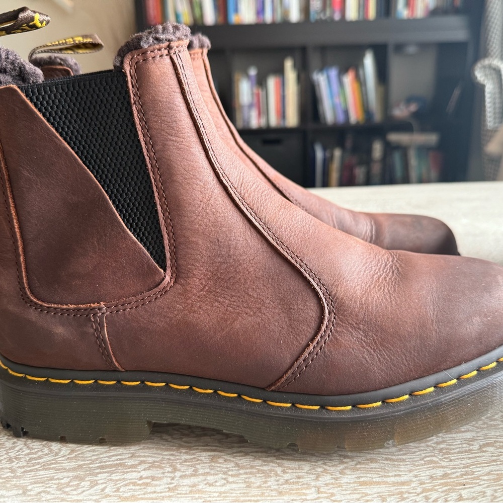Dr. Martens Brown Winter Chelsea Boots